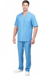Медицинский костюм Хирург (голубой)