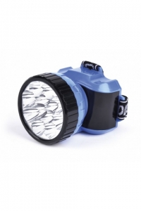 Аккумуляторный налобный фонарь 7 LED синий