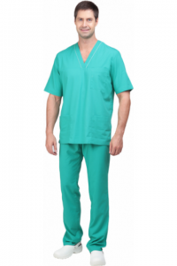 Медицинский костюм Хирург (зеленый)