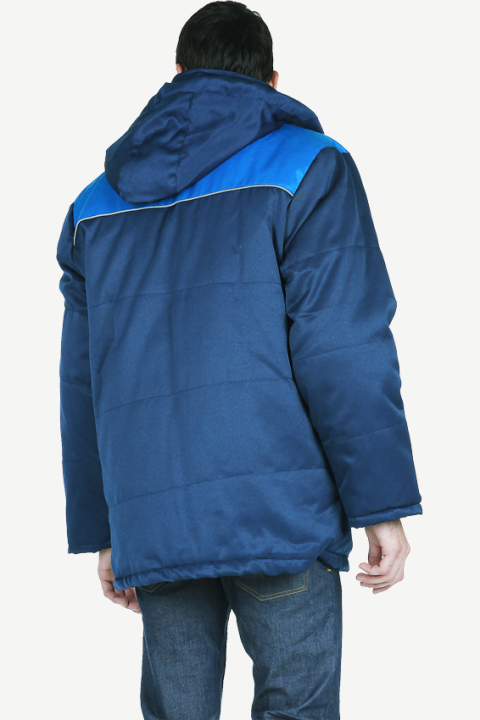 Куртка Евротелогрейка (т.синий-василек)