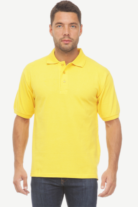 Рубашка Поло желтая